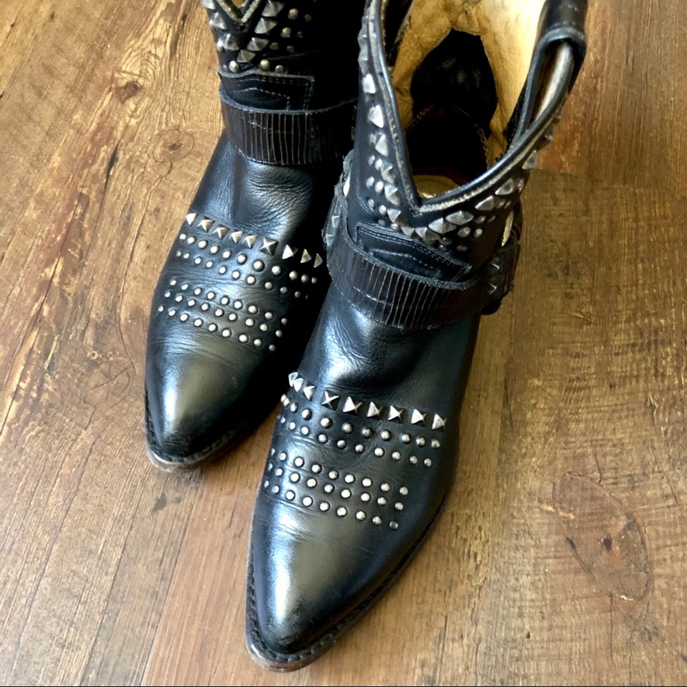 FRYE Black Rocker Boots